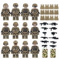 thumbnail image 4 of Set de 12 Figuras de Soldados de Fuerzas Especiales – Mini Figuras de Bloques de Construcción de 12.12 cm con Accesorios y Armas, Juguetes para Decorar Pasteles y Regalos para Niños y Coleccionistas, 4 of 5