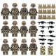 thumbnail image 3 of Set de 12 Minifiguras de Soldado de Élite – Figuras de Acción Militares, Juguete de Bloques de Construcción para Niños y Coleccionistas, 3 of 5