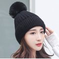 thumbnail image 3 of Herrnalise Women's New Autumn And Winter Cute Wool Ball Warm Woolen Hat, 3 of 5