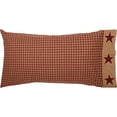thumbnail image 3 of VHC Brands Ninepatch Star Bedroom Decor, King Pillow Case w/Applique Border Set of 2, 21x40, 3 of 3