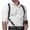Black A, variant on Mens Roleplay Suspenders, Double-Sided PU Leather Straps, Flirty Performance Accessory for Costume with T-Shirt and Shirt
