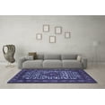 thumbnail image 3 of Ahgly Company Indoor Rectangle Persian Blue Traditional Area Rugs, 5' x 7', 3 of 4