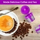 thumbnail image 5 of K-Cups reutilizables, paquete de 6 filtros de café reutilizables universales con cápsulas de café ecológicas de malla de acero inoxidable de grado alimenticio para cafeteras Keurig 1.0 y 2.0 (púrpura) Ormromra WMZL-43-1, 5 of 7
