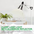 thumbnail image 6 of Simple Deluxe Clamp Lamp Light Socket with 5.5 Inch Aluminum Reflector(No Bulb Included), for Max 60 Watt Lamp with 18/2-Gauge 6 Feet Cord, 1-Pack, 6 of 7