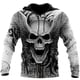 thumbnail image 2 of Sudadera con capucha para hombre, moda, estampado de calavera en 3D, novedad de otoño, sudaderas Harajuku Street 2024, ropa vintage, sudaderas holgadas con capucha, 2 of 5
