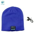 thumbnail image 2 of Deago Bluetooth Headphones Beanie Knit Hat Cap Wireless Running Music Hat with 2 Speakers & Mic Headset for Unisex Men Women / Blue, 2 of 8