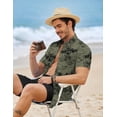 thumbnail image 5 of COOFANDY 2 Piece Set for Men Cruise Outfits Set Mens Summer Vacation Outfit Short Sleeve Button Down Shirts, 5 of 7