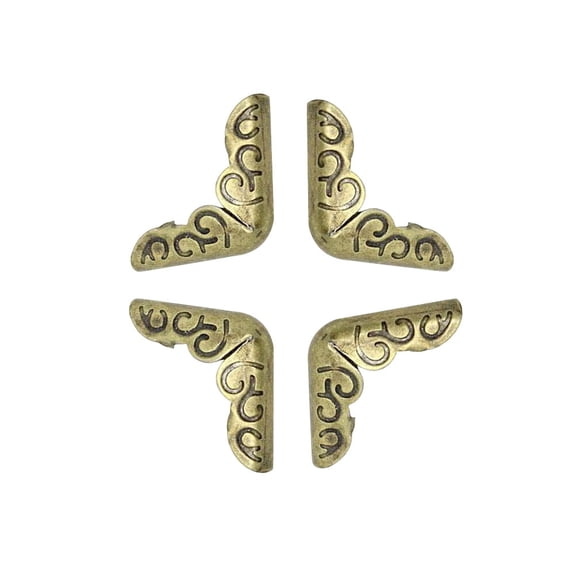 60Pcs 14MM DIY Album Folders Crafts Scrapbook Antique Bronze Book Corner Protector