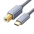 thumbnail image 1 of onlyliua ¡ ¡Descuentos de Temporada! Cable Impresión para Puerto Usb Cuadrado Typec para Computadora Portátil, Piano Electrónico, Cable Datos Instrumento Electrónico de Piano, 1 of 2
