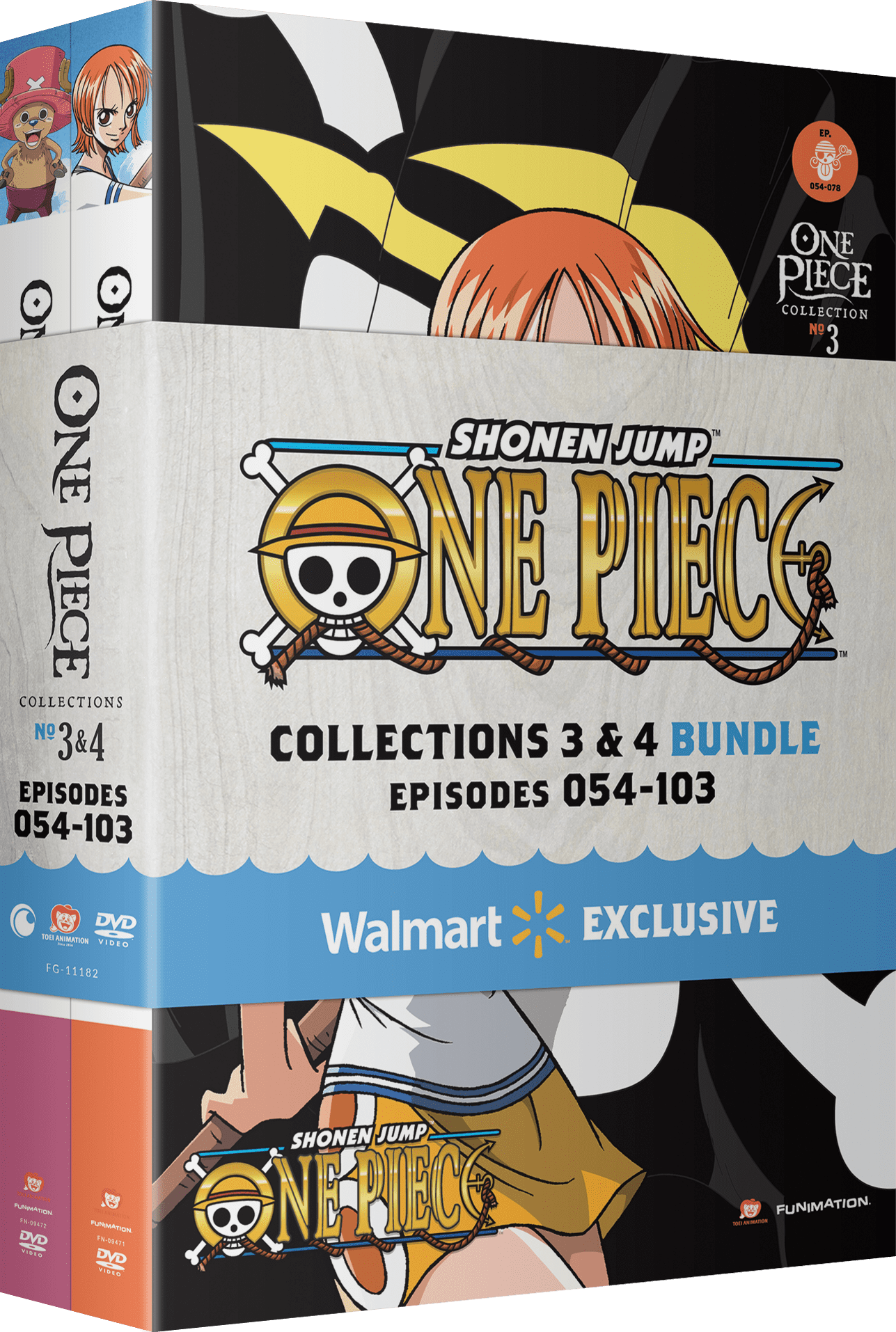 One Piece Collections 3 & 4 Bundle (Walmart Exclusive) (DVD) Crunchyroll, Anime
