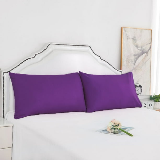 PillowCases Standard Queen King Body Pillowcases Deep Purple Standard