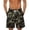 Army Green, variant on Mens Athletic Shorts Casual Printed Pockets Summer Sets for Men,Green,L