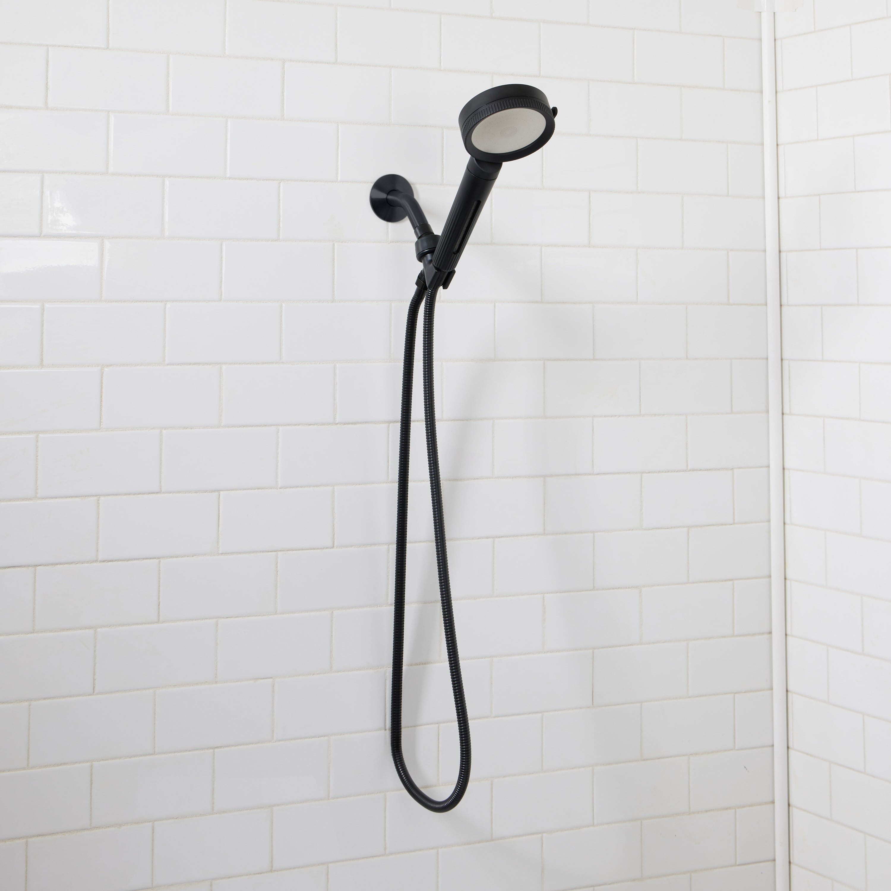 Bath Bliss 4 Function Monsoon Filtering Shower Head in Matte black