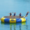 thumbnail image 5 of RAVE Sports Bongo 20ft Inflatable Water Bouncer Platform, Blue & Yellow, 5 of 7