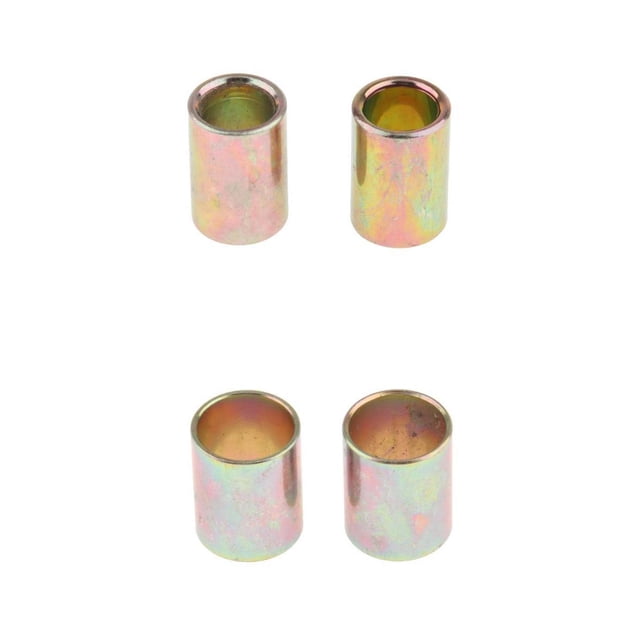 Almencla 4 Pieces Golden Shock Absorber Eyelet Bushing for Motorcycle Modified Fittings
