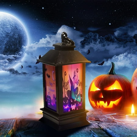 

Halloween LED Lighted Night Light Decorative Props Plastic Glowing Night