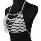 thumbnail image 3 of Pearl Body Chain Bra Charms Beaded Costume Accessories para Beach Party Salvador Cadena del cuerpo, 3 of 7