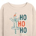 thumbnail image 3 of Disney Winnie The Pooh - Tigger Christmas Ho Ho Ho - Women's Lightweight French Terry Long Sleeve Shirt, 3 of 5