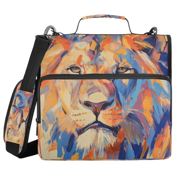 YAZAOO Zipper Binder trapper keeper Documents Organized Design Regal Reflection Printed