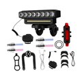 thumbnail image 3 of Almencla Bike Light 6 Modes 8 LED Bicycle Light Set for Cycling Night Riding Mountain A, 3 of 8