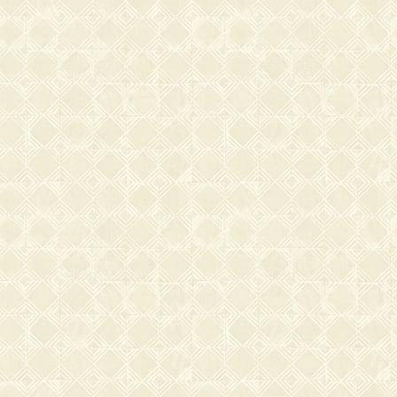 Chesapeake Button Block Taupe Geometric Wallpaper, 20.5-in by 33-ft