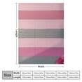thumbnail image 4 of Chilfamy Geometry Flannel Throw Blanket for Sofa Couch Kids Throw Brown Stripe Line All Season Bed Blanket Multicolor Room Decorations Geometric Fuzzy Blanket Blanket 50x60in, 4 of 6