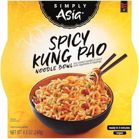 1 x Simply Asia Spicy Kung Pao Noodle Bowl, 8.5 Oz