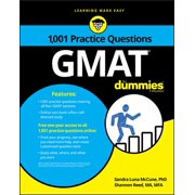 Gmat: 1,001 Practice Questions for Dummies, (Paperback)