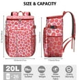 thumbnail image 3 of Nature Inspired Aesthetic Floral Retro Insulated Cooler Bag - 20L Soft Cooler with Padded Straps, 3 of 5