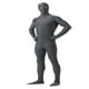 thumbnail image 1 of Traje Zentai Macarena Spandex Elástico Cremallera Espalda Gris, 1 of 6