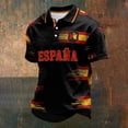 thumbnail image 2 of SJLDQY Mens 2026 Spain Soccer Polo Shirts Short Sleeve International Football Shirts for Men Spanish Flag Graphic Lightweight Summer Workout Golf Shirts, 2 of 3