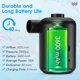 thumbnail image 5 of Bomba de aire, bomba de aire eléctrica de 3600 mAh para inflable, mini bomba de aire portátil de llenado rápido con 4 boquillas, inflador desinflador USB recargable pequeña bomba para colchón de aire, 5 of 5