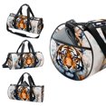 thumbnail image 3 of Butterfly Large Capacity Sports Bag with Interior Zipper Pocket for Soccer, Gym, Weekend Getaways, and Travel Tote in 17.7 Inches Size, 3 of 6