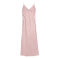 thumbnail image 1 of Camisón de mujer, vestido de dormir, camisones de cuello en V para mujer, ropa de dormir sexy sin mangas, 1 of 5