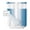 Blue, variant on No Hook Shower Curtain with Snap in Liner, Red and White Gradient Hotel Shower Curtains for Bathroom, Washable Shower Curtain Liner Set with Mesh Top Window, 36"x78"