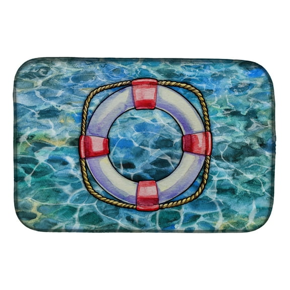 Caroline's Treasures Life Saver Dish Drying Mat