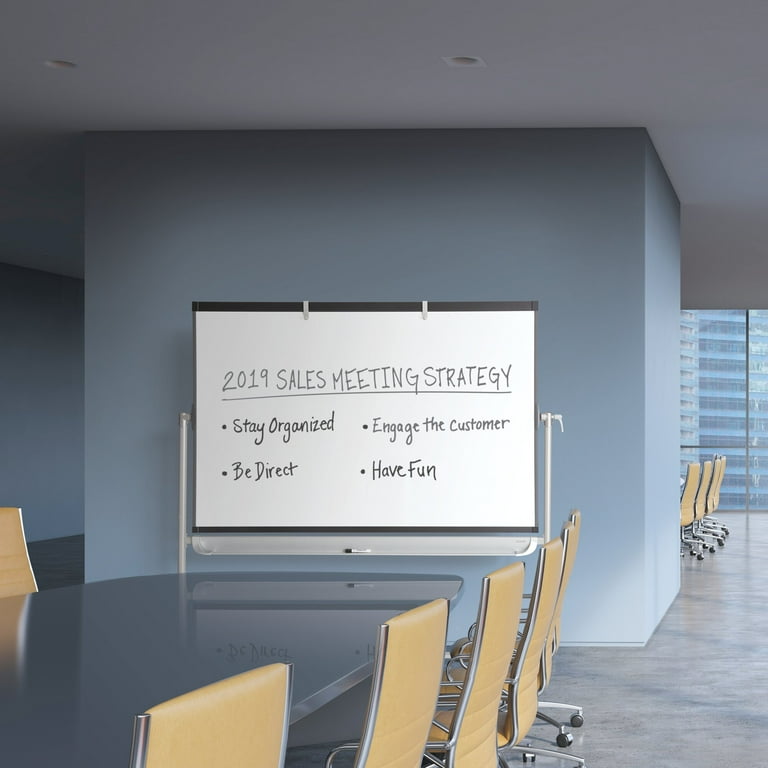 Prestige 2 Mobile Presentation Easel, 6 ft x 4 ft, Silver/Graphite Prestige 2 Mobile Presentation Easel, 6 ft x 4 ft, Silver/Graphite