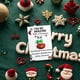 thumbnail image 5 of 10 Tarjetas Navideñas de Bolsillo | Tarjetas de Felicitación Navideñas con Papá Noel En Bolsa de Organza | Incluye Mensaje Navideño Emotivo, 5 of 7
