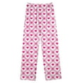thumbnail image 5 of Gytharion Pajama Sets for Women 2 Piece Loungewear Outfits Long Sleeve Button Down Lapel Top and Long Pant Pj Sets Cute Heart Print Sleepwear Sets with Pockets, 5 of 5