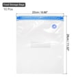 thumbnail image 5 of Bolsas Sous Vide 10uds Unique Bargains Reutilizables Vacío Sellador Bolsa 11.02 x 8.66 pulgadas color blanco, 5 of 5