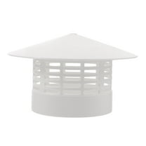 Plastic Chimney Cap for Home Durable Rain Cover Ventilation Tray 1 Piece