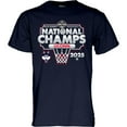 thumbnail image 2 of Youth Blue 84  Navy UConn Huskies 2025 NCAA Women's Basketball National Champions Bracket T-Shirt, 2 of 3