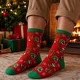 thumbnail image 4 of SAWOBUUN Funny Socks for Men Novelty Crazy Holiday Cozy Cotton Winter Christmas Socks, 4 of 6