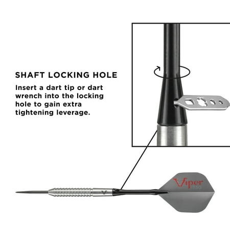 Viper - V-Factor 90% Tungsten Steel Tip Darts 22 Grams - Multi