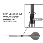 Viper V-Factor 90% Tungsten Professional Steel Tip Dart Set, 22 Grams