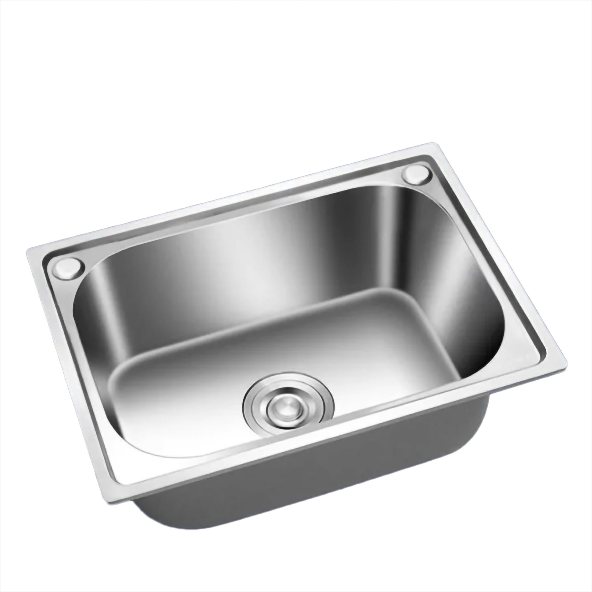 FixtureDisplays® Évier à Bol Unique en Acier Inoxydable Découpe Taille 13,38 x 11 Pouces 10122-SINK