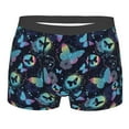 thumbnail image 5 of Uemuo Blue Butterfly Pattern Men's Boxer Briefs,Trunk Anti-Chafing,Comfortable, Durable, and Stylish Underwear-Small, 5 of 9