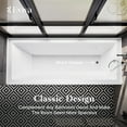 thumbnail image 4 of Eviva Nova Alcove 60 in. Acrylic Bathtub with Right Hand Drain, 4 of 6