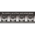 thumbnail image 2 of Houston Irish Coat of Arms Tumbler Glasses - Set of 4 (Sand Etched), 2 of 2
