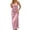 Pink 1, variant on Satin Dress for Women Spaghetti Strap Long Slip Satin Silk Maxi Dress Silk Nightdress Lingerie Long Negligees Dresses